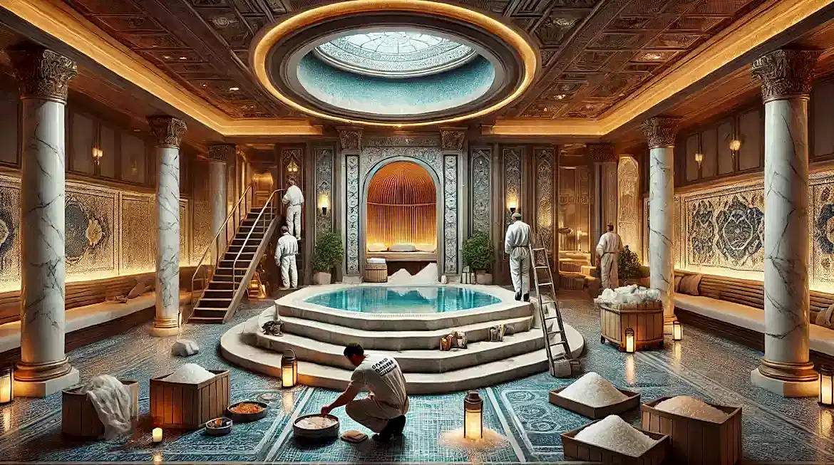 Türk Hamamı, Tuz Odası ve Spa Sistemlerinde Tamir & Bakım